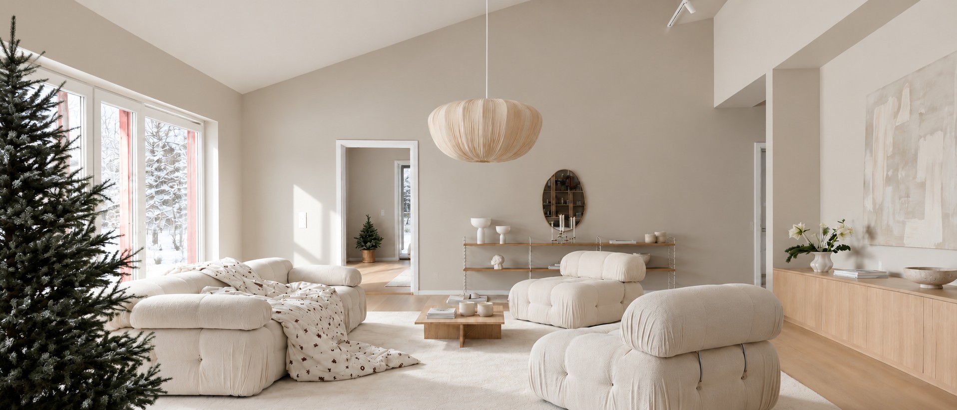 Hanglamp bij daglicht boven een woonkamerslider_item_day