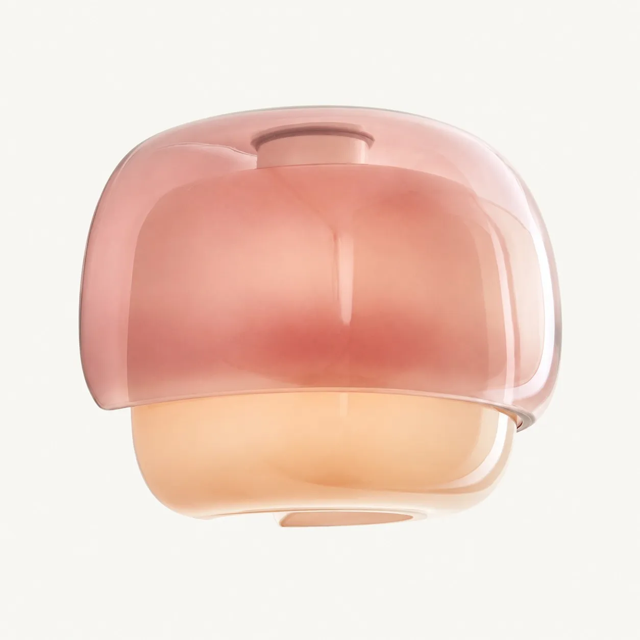 Sanae glass wall sconce in Blush