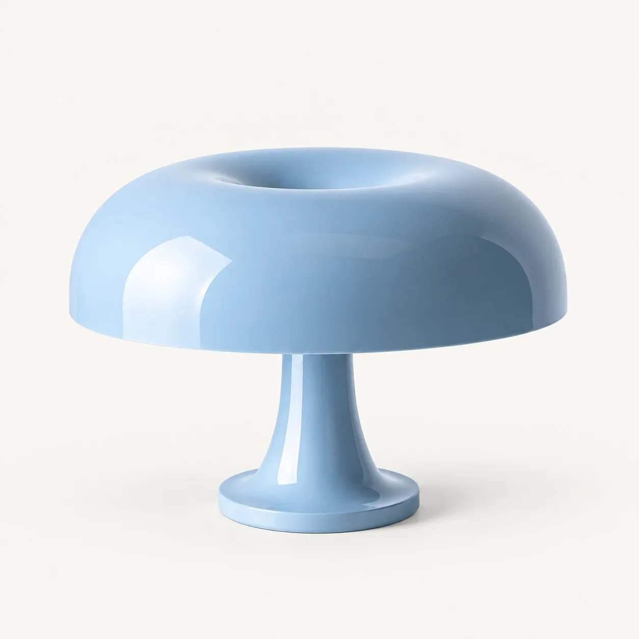 Nico mushroom table lamp in Light blue