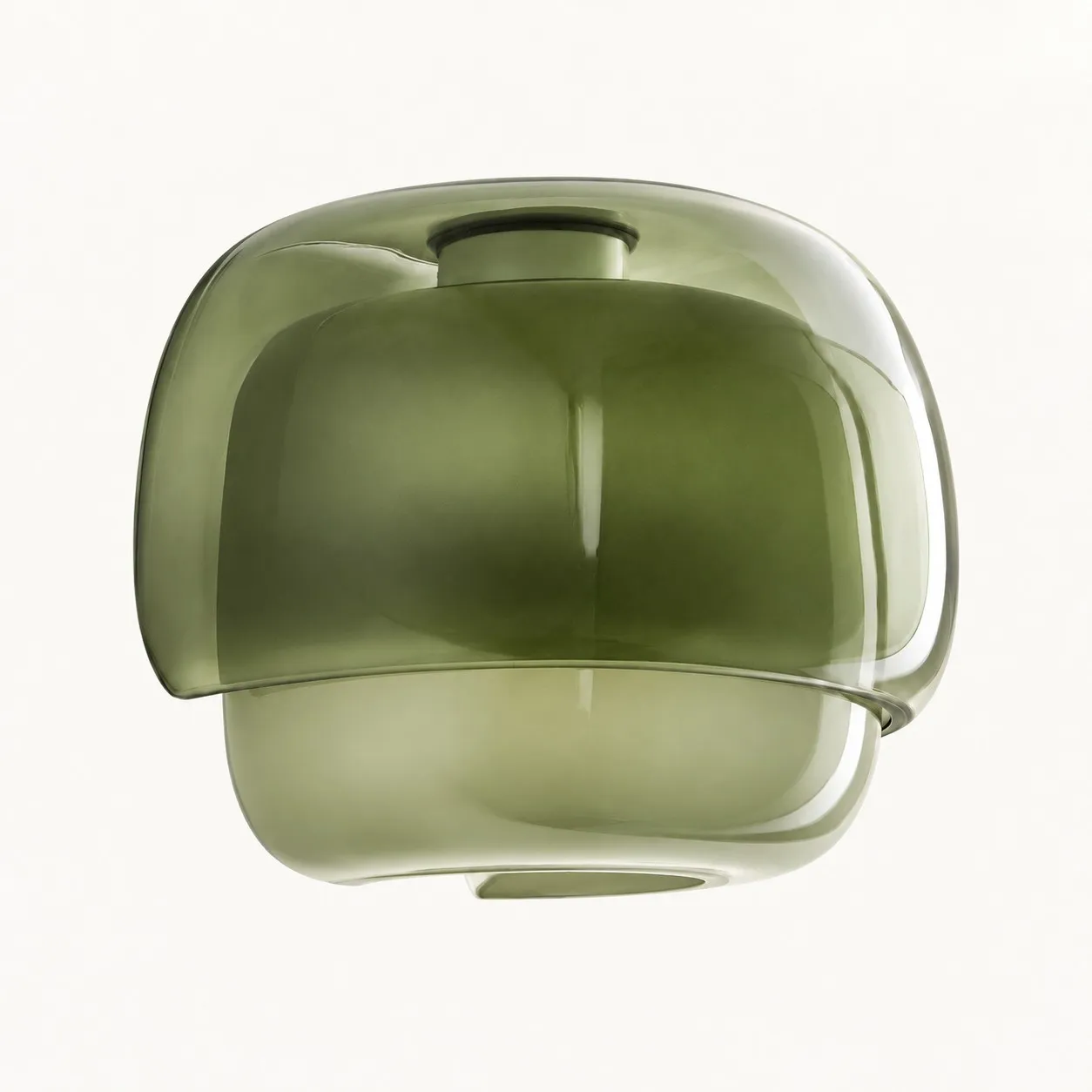 Sanae glass wall sconce in Green
