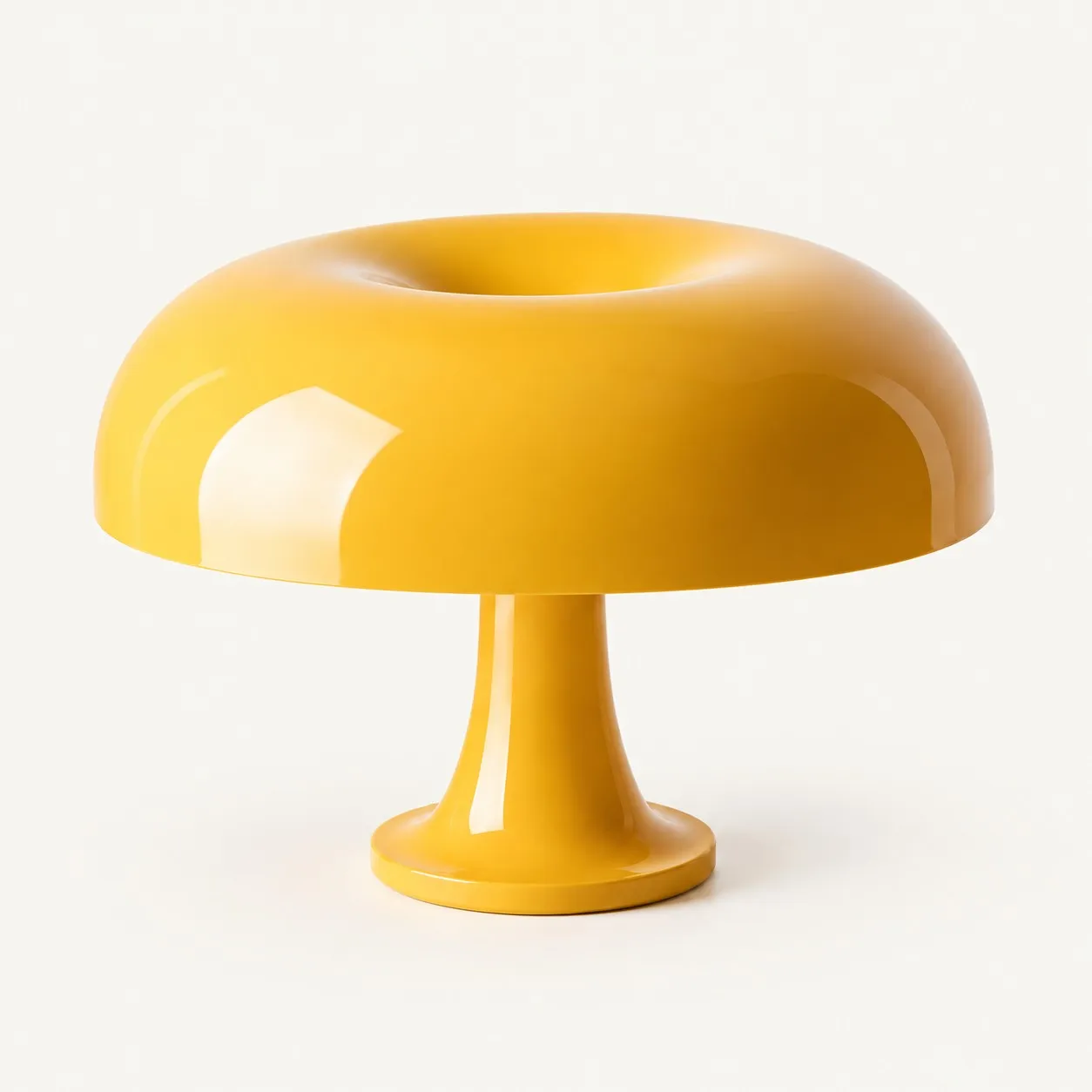 Nico mushroom table lamp in Yellow