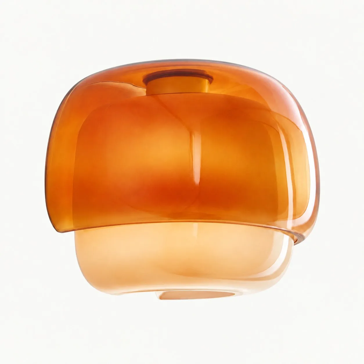Sanae glass wall sconce in Orange