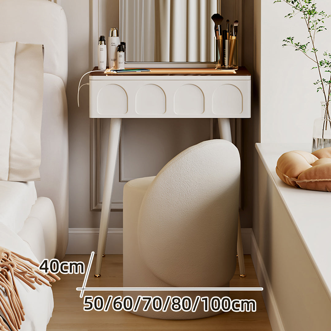 white christmas dresses A Timeless Touch: Layla Slimline Dressing Table in Cream Layla Slimline Dressing  Table, Small Dressing Table, Cream