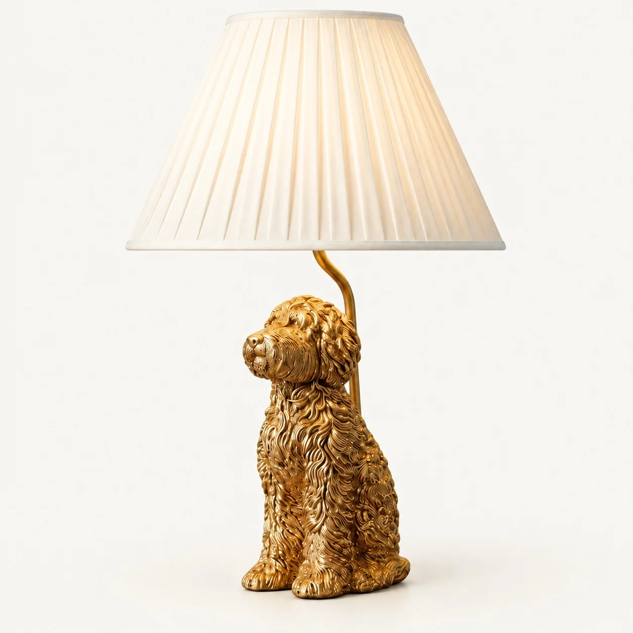 Doodle White Pleated table lamp