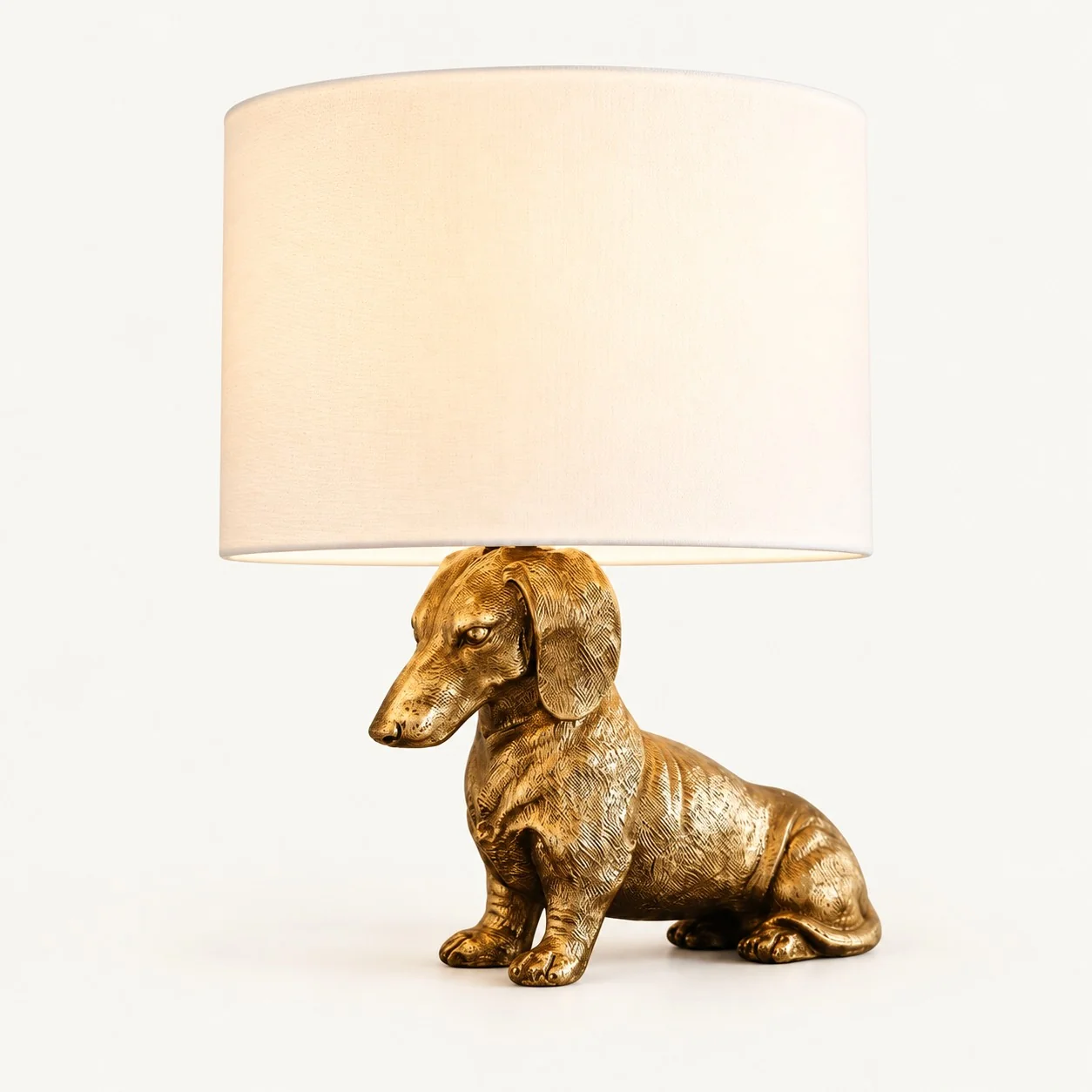 Dachshund animal table lamp