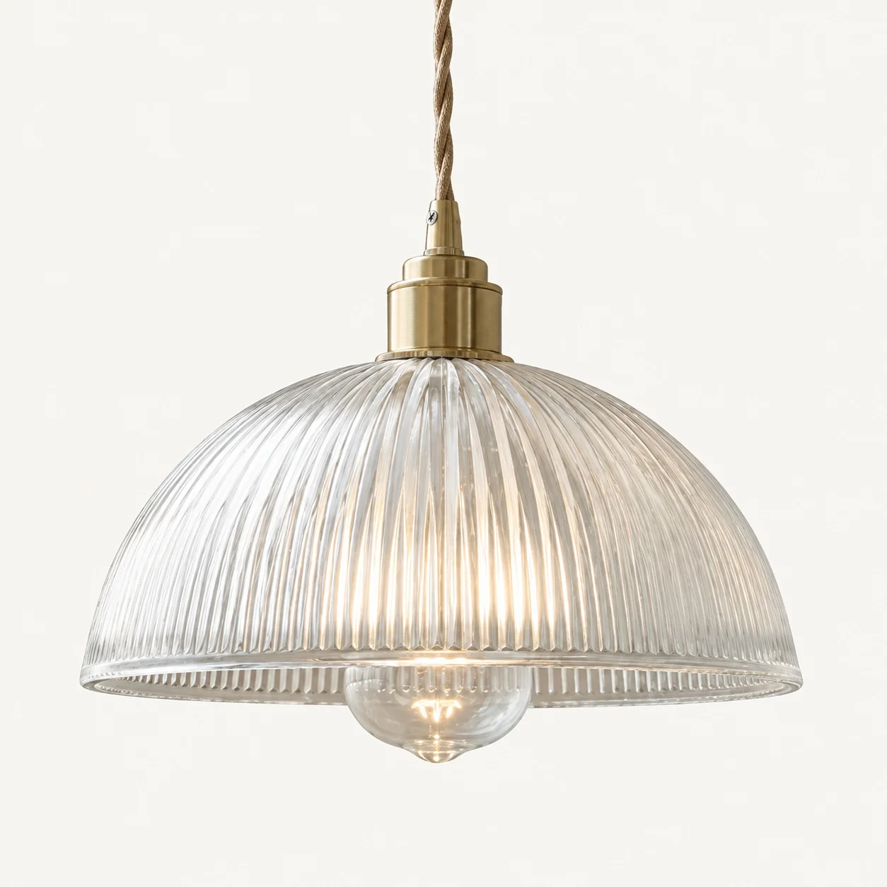 Verdoma pendant Half Round · Clear