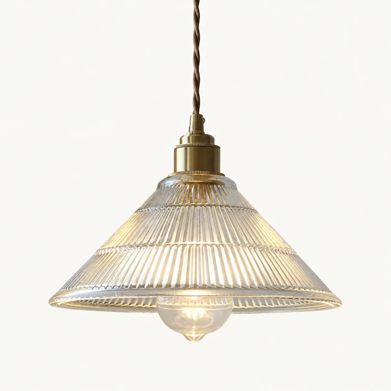 Verdoma pendant Cone Hat · Clear