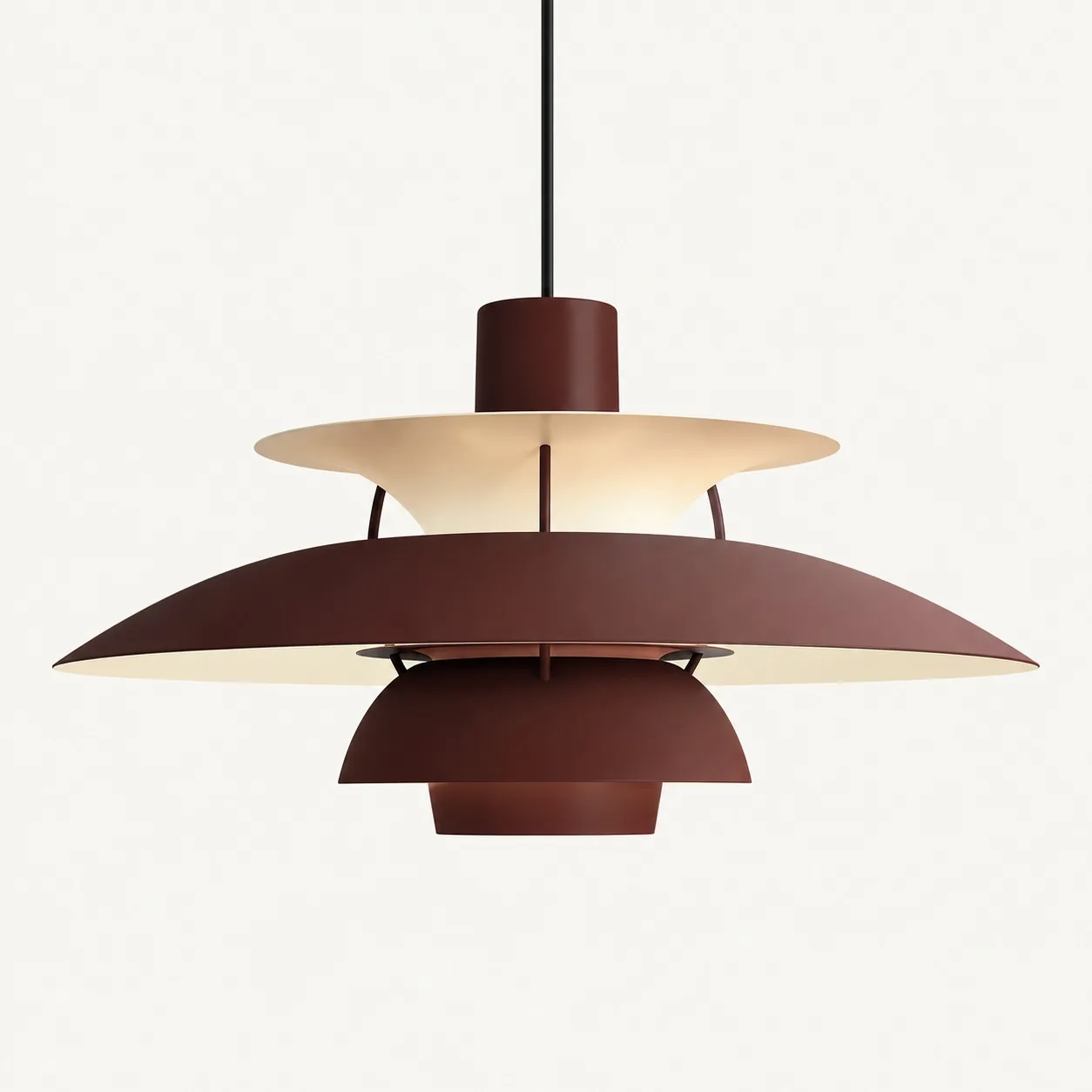 Orbira Modern Scandinavian Disc Pendant Light — Multi-Color Aluminum — image 17