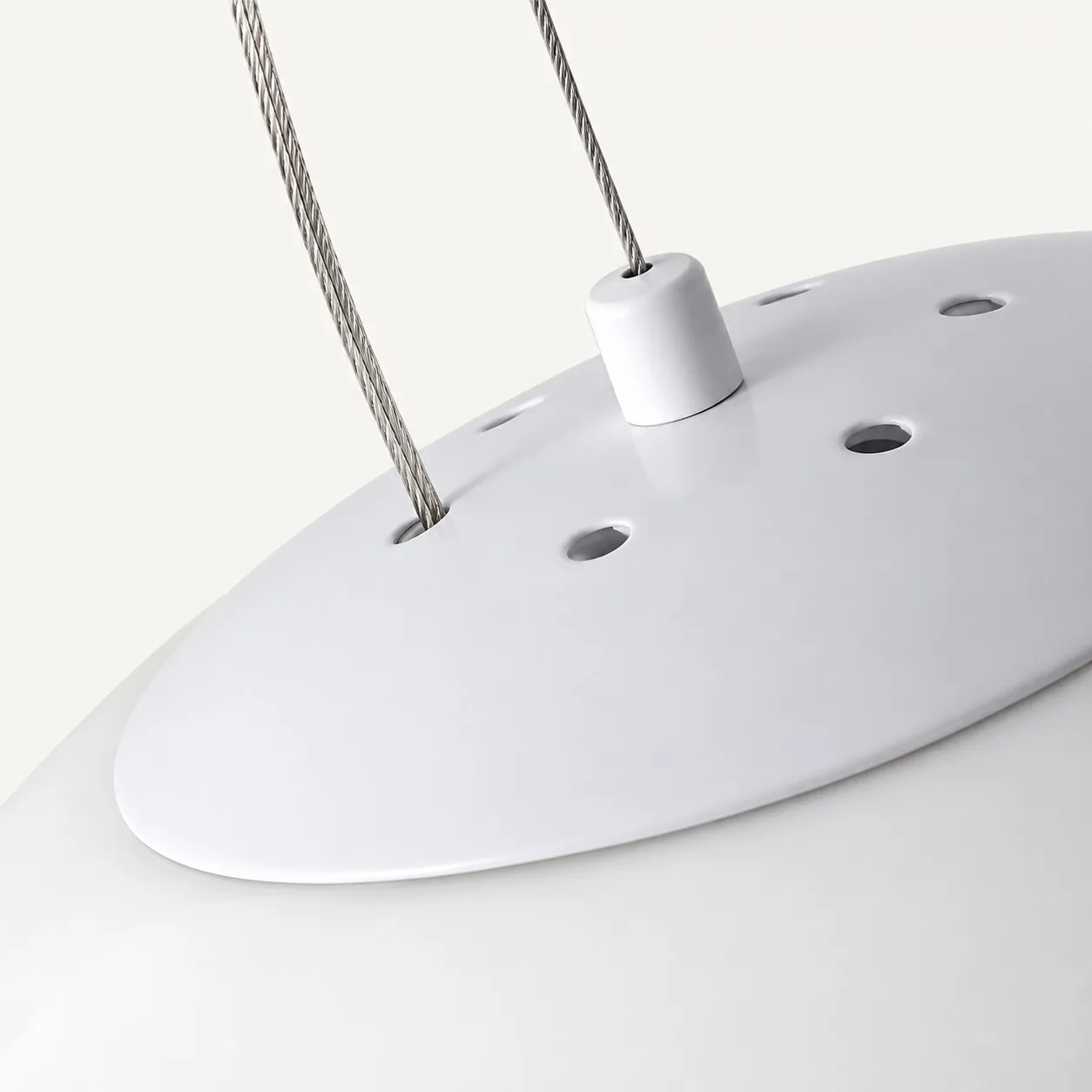 Pebora top mounting cap with steel suspension cable