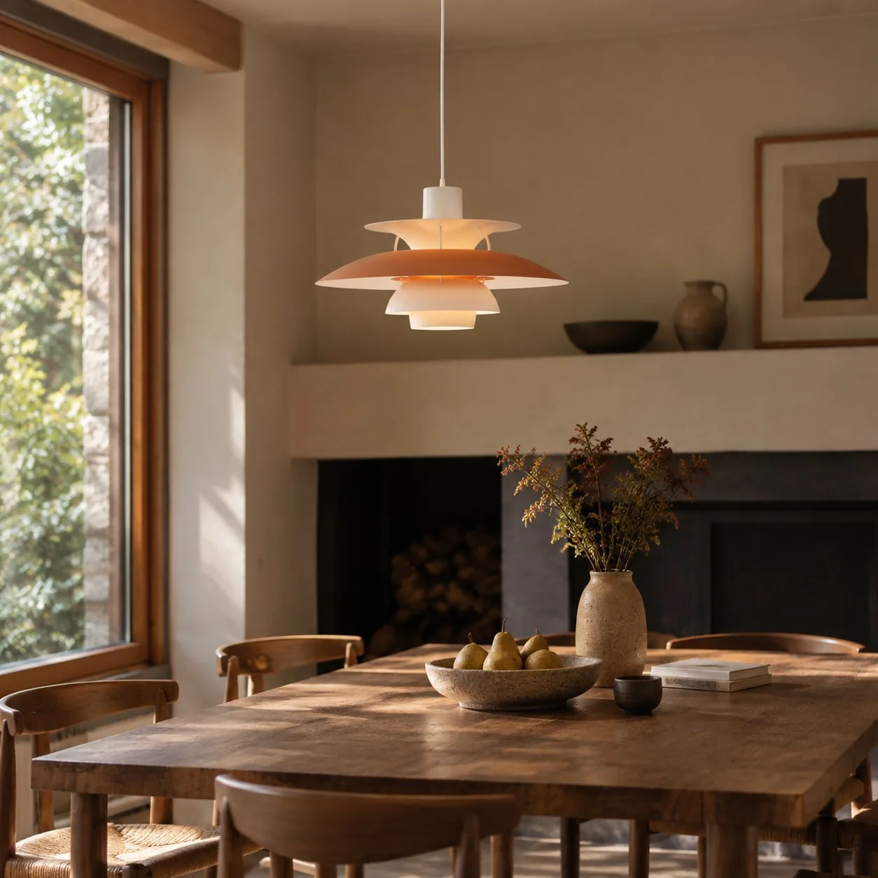 Orbira Modern Scandinavian Disc Pendant Light — Multi-Color Aluminum — image 24