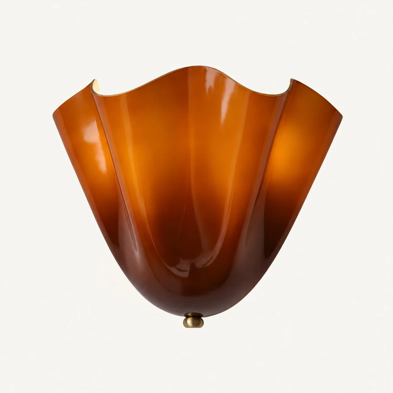 Velora Shell Wall Light — Hand-Blown Glass & Ceramic Sconce — image 21