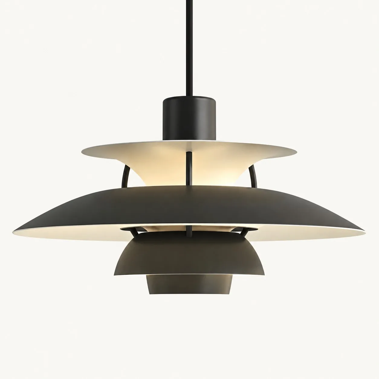 Orbira Modern Scandinavian Disc Pendant Light — Multi-Color Aluminum — image 10