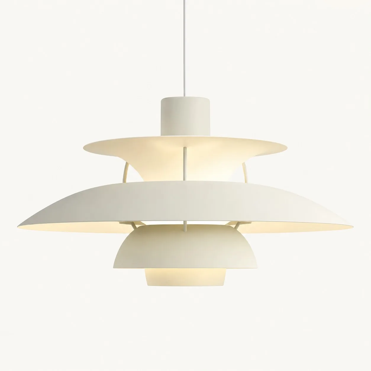 Orbira Modern Scandinavian Disc Pendant Light — Multi-Color Aluminum — image 16