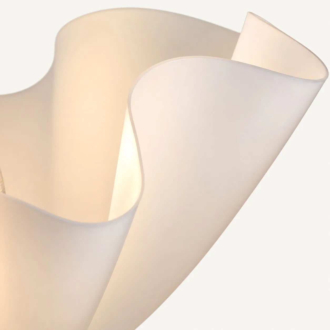 Layered acrylic petal edge