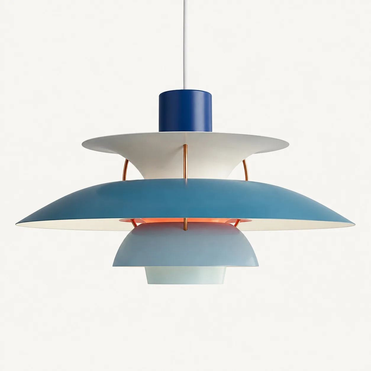 Orbira Modern Scandinavian Disc Pendant Light — Multi-Color Aluminum — image 2