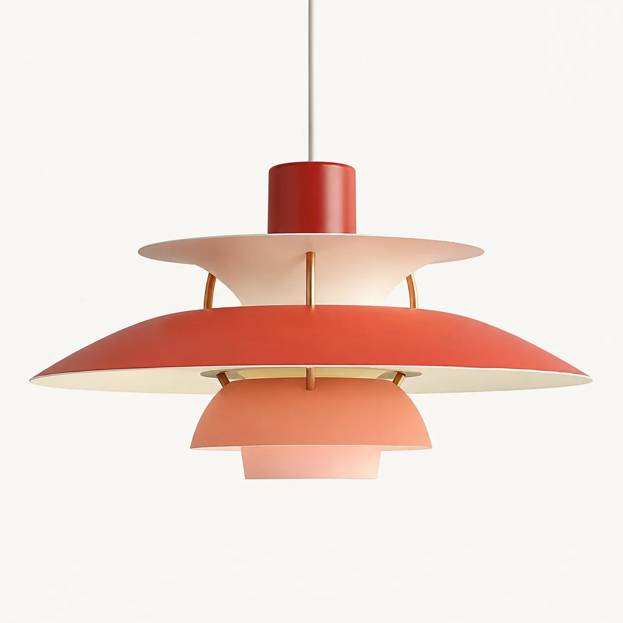 Orbira Modern Scandinavian Disc Pendant Light — Multi-Color Aluminum — image 11