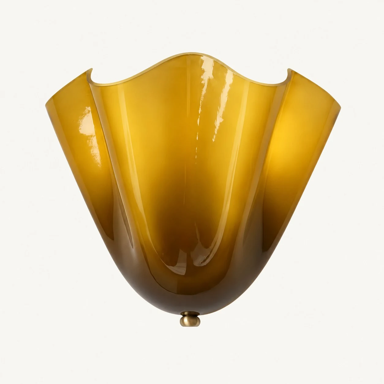 Velora Shell Wall Light — Hand-Blown Glass & Ceramic Sconce — image 15