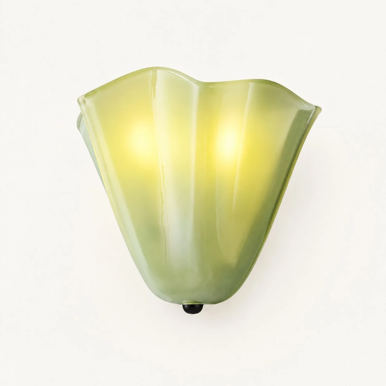 Velora Shell Wall Light — Hand-Blown Glass & Ceramic Sconce — image 13