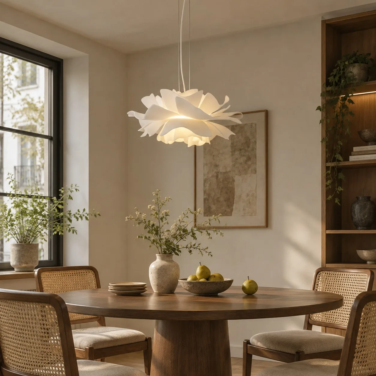 Lotiva Nordic Acrylic Lotus Flower Pendant Light — image 4