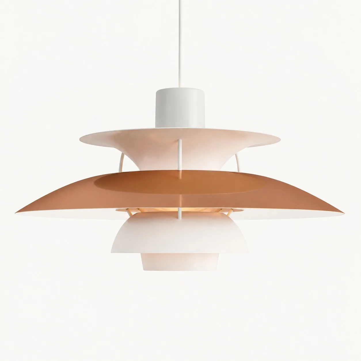 Orbira Modern Scandinavian Disc Pendant Light — Multi-Color Aluminum — image 14