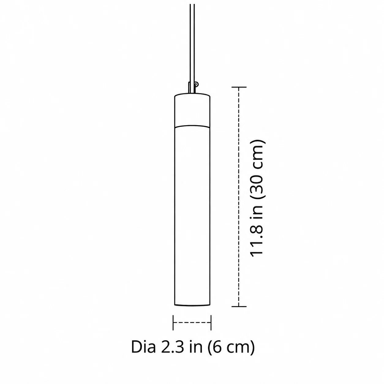 Sela Single dimension drawing