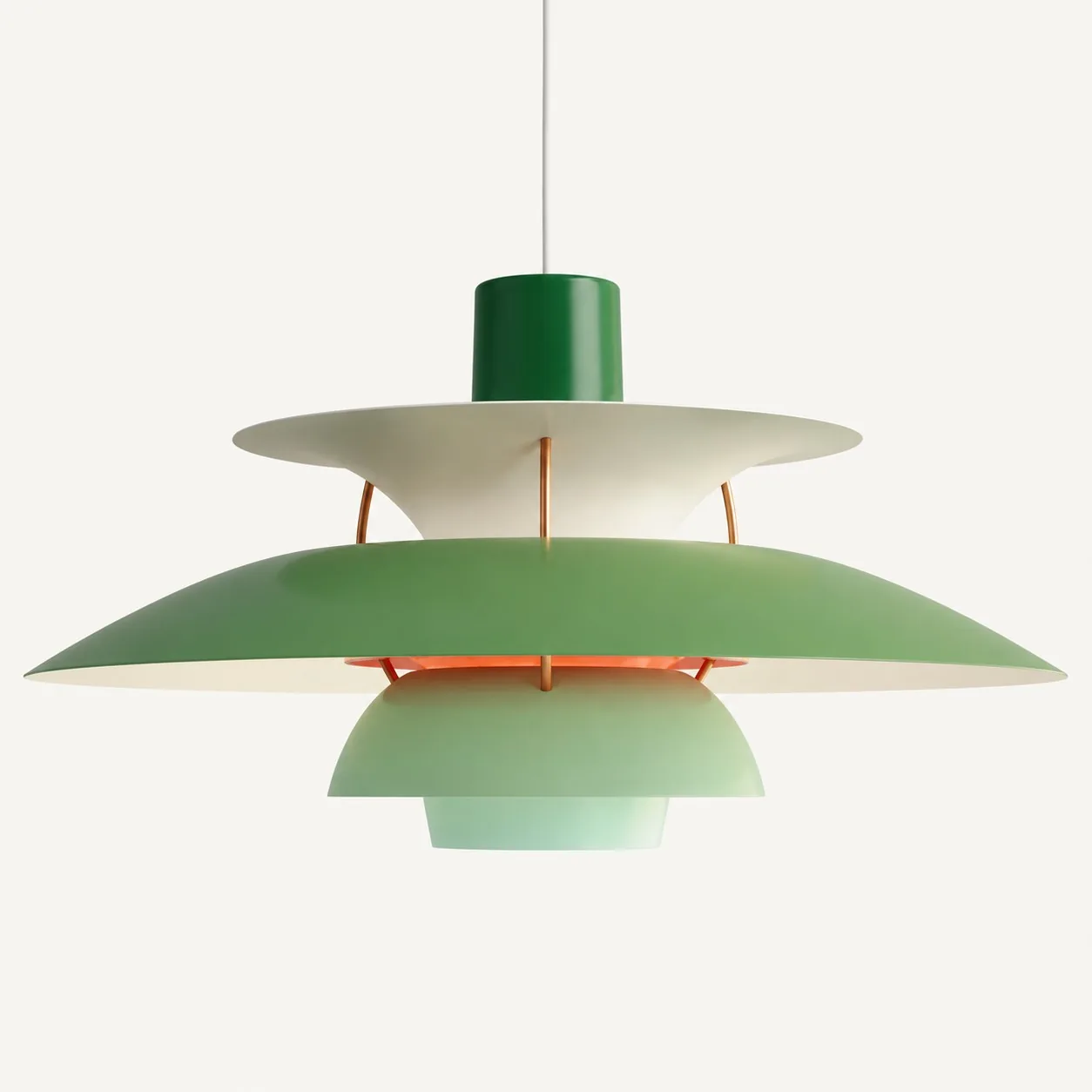 Orbira Modern Scandinavian Disc Pendant Light — Multi-Color Aluminum — image 4