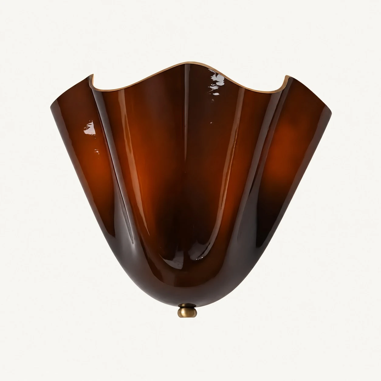 Velora Shell Wall Light — Hand-Blown Glass & Ceramic Sconce — image 20