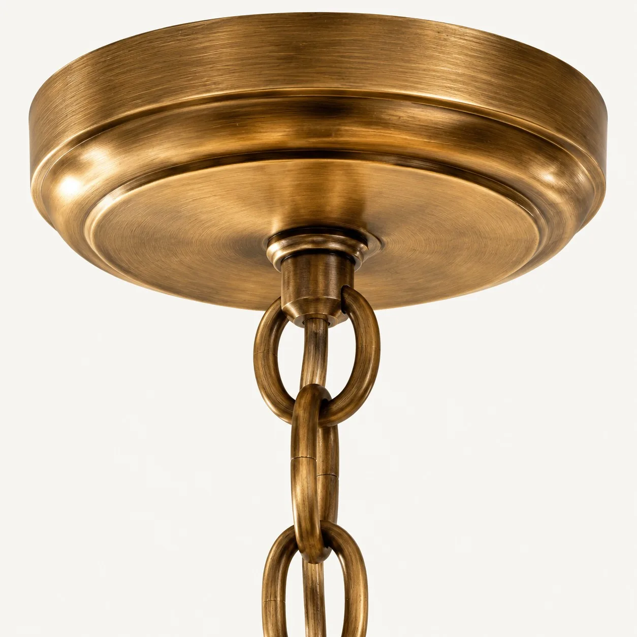 Rivora vintage brass canopy and chain