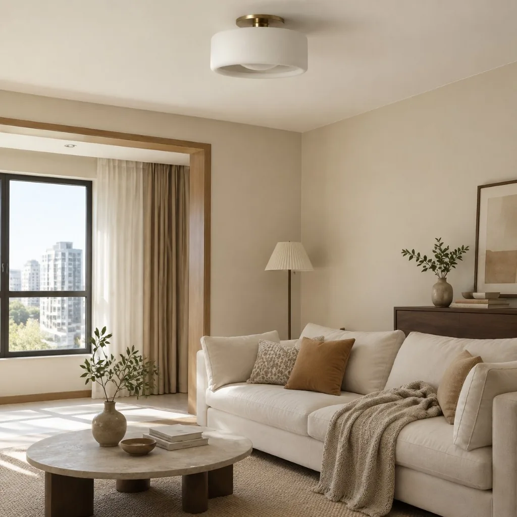 Porcena Porcelain Flush Mount Ceiling Light — image 7