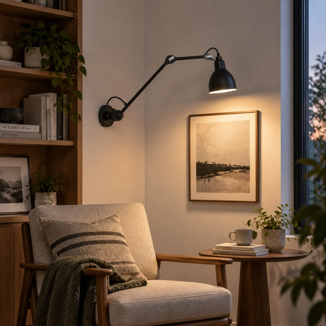 Articula Foldable Swing Arm Wall Light — Rotatable Shade Sconce — image 7