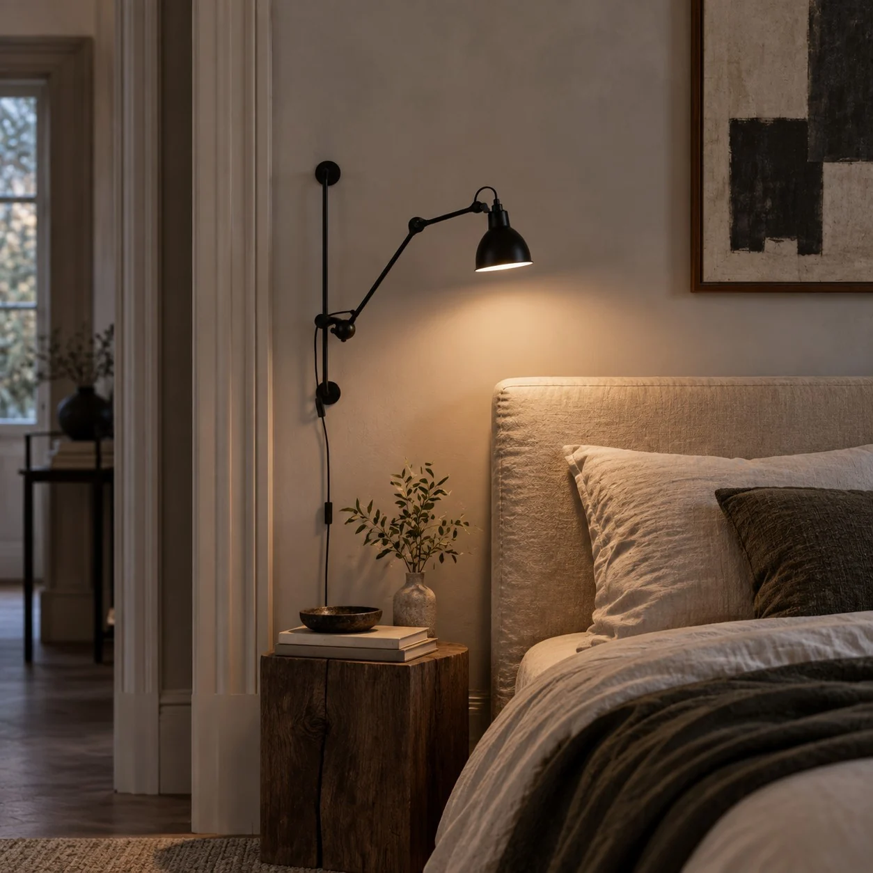 Articula Foldable Swing Arm Wall Light — Rotatable Shade Sconce — image 9