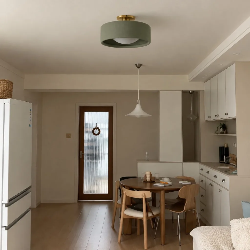 Porcena Porcelain Flush Mount Ceiling Light — image 6