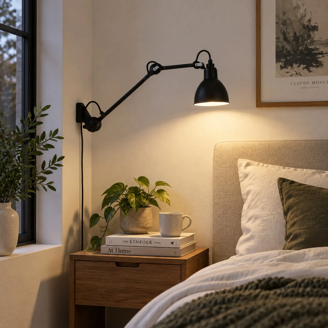Articula Foldable Swing Arm Wall Light — Rotatable Shade Sconce — image 8