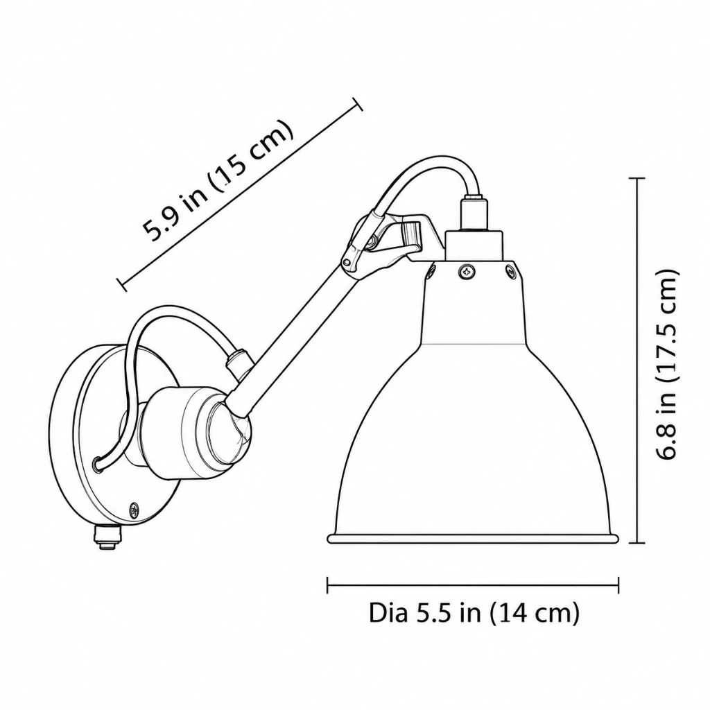 Articula Model A size diagram
