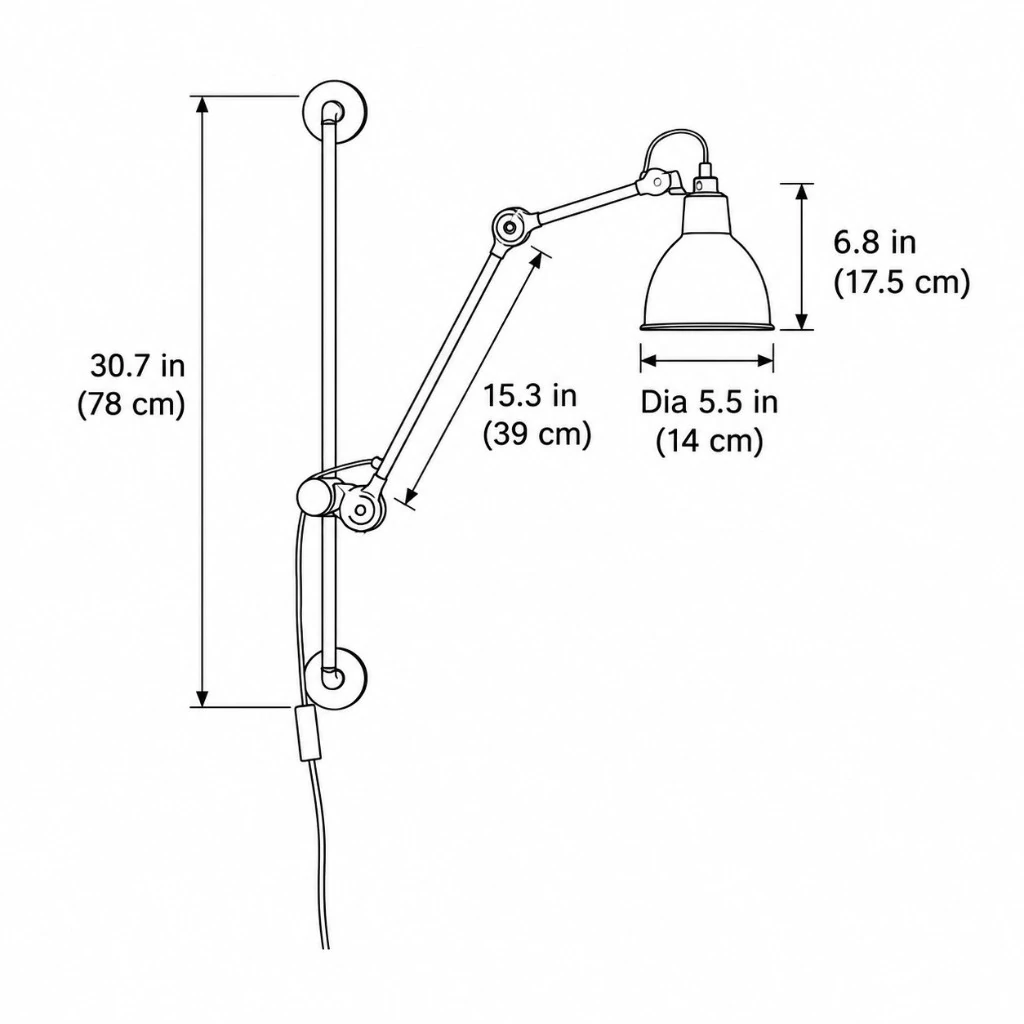 Articula Model E Small size diagram