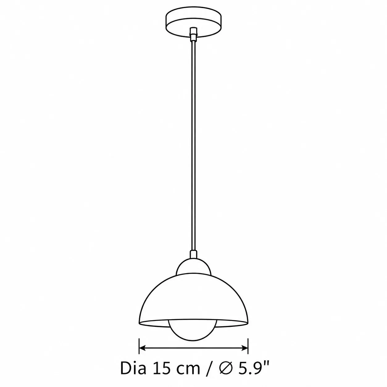 B Bowl, diameter 15 cm